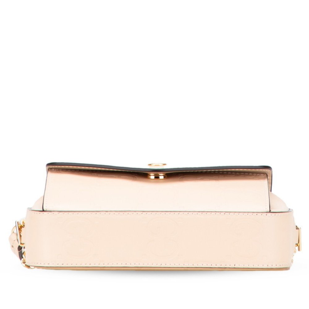 GUCCI Cream Leather Shoulder Bag - Picture 3 of 10